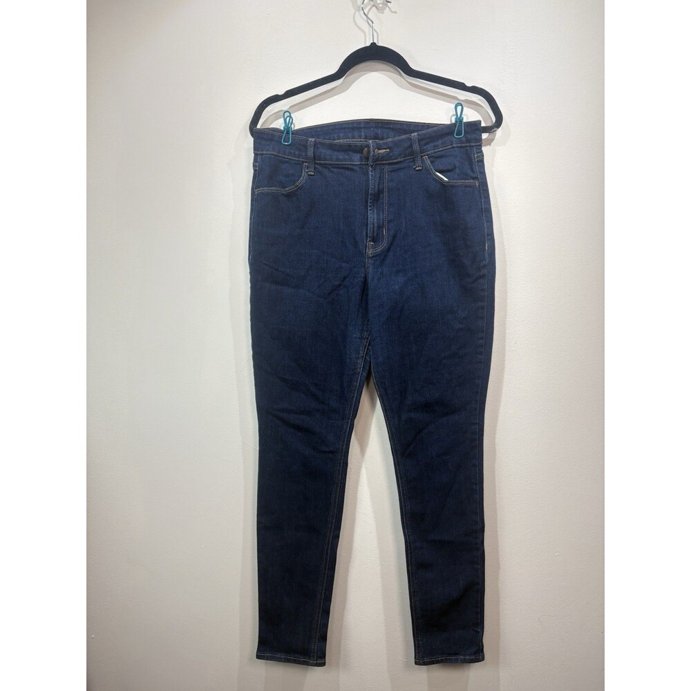 Old Navy Rockstar Skinny Jeans Dark Wash Blue Denim Stretch Size 12